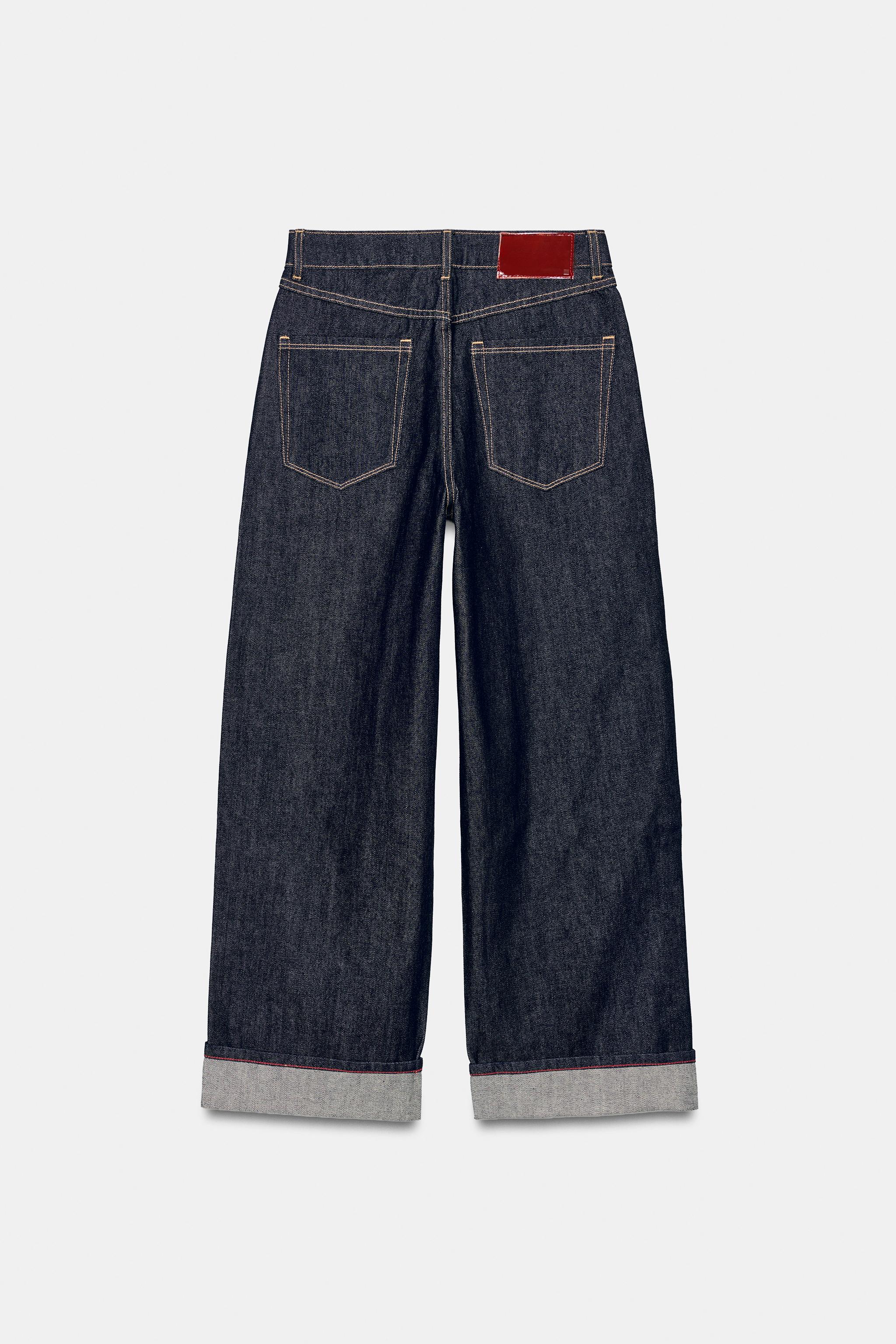 Z1975 HIGH-RISE COMBINED CUFFED JEANS