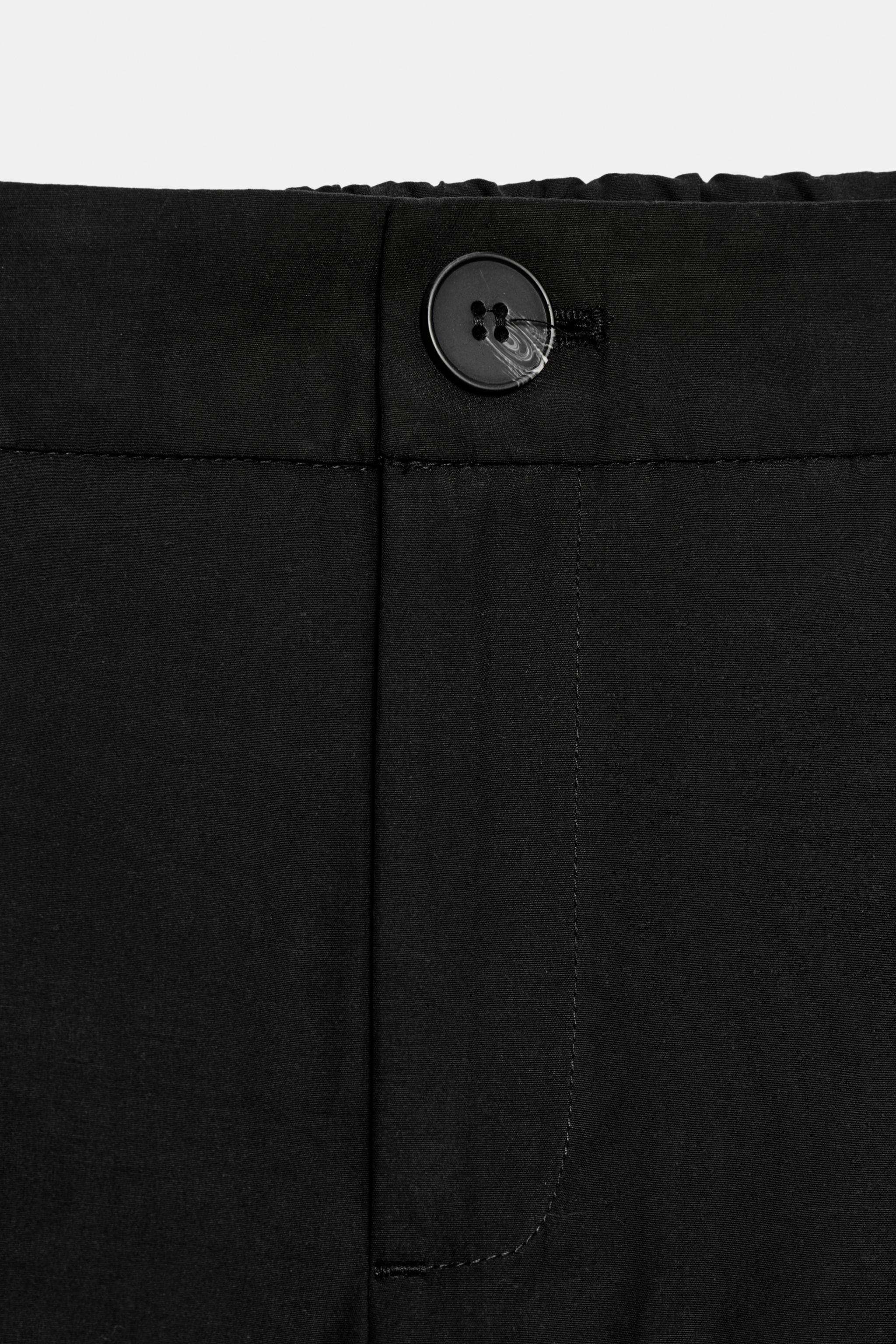PANTALON BARREL EN POPELINE