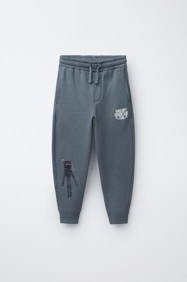 MINECRAFT © MOJANG AB. ™ JOGGERS - Blue / Grey by Zara - Image 0