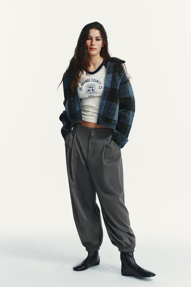 PANTALONS JOGGER - Gris fosc de Zara