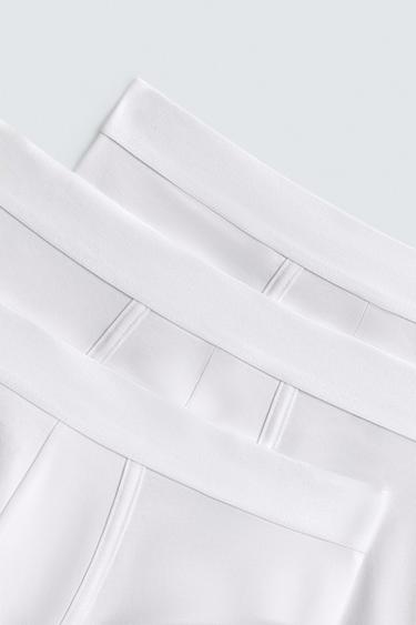 BASIC 3-PACK OF BOXERS - White by Zara - Image 2