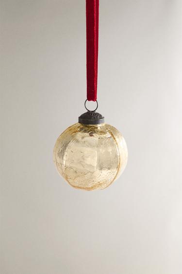 DECORAZIONE ALBERO PALLA SPECCHIO NATALE - Dorato di Zara - Immagine 0