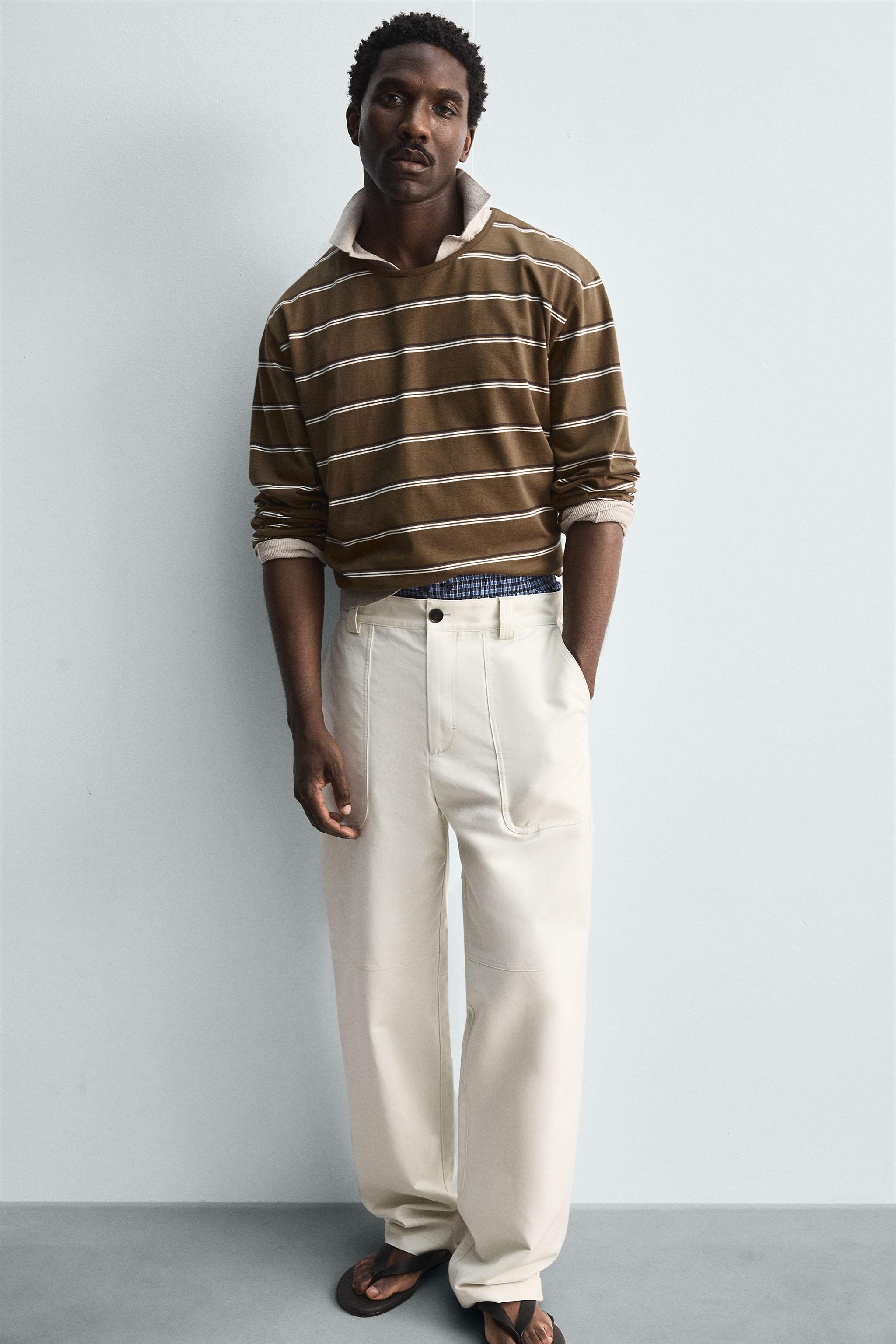 【CITYSHOP】 STRIPE JACQUARD SHIRTS Loose_jacquard_woven_striped_s