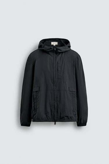 TEKNISK LETVÆGTSJAKKE, VANDAFVISENDE - mørk marine fra Zara - Billede 0