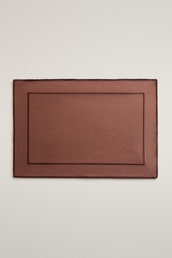CONTRAST SCALLOPED PLACEMAT - Pink by Zara - Image 0