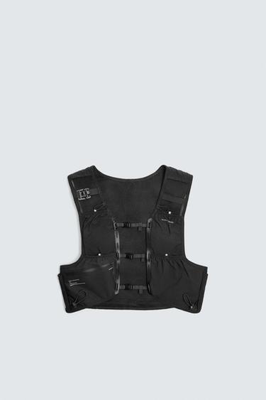 Zara TECHNICAL SPORTS VEST - Black
