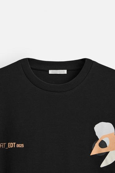 SWEAT INTERLOCK PIÈCE - Noir de Zara - Image 9