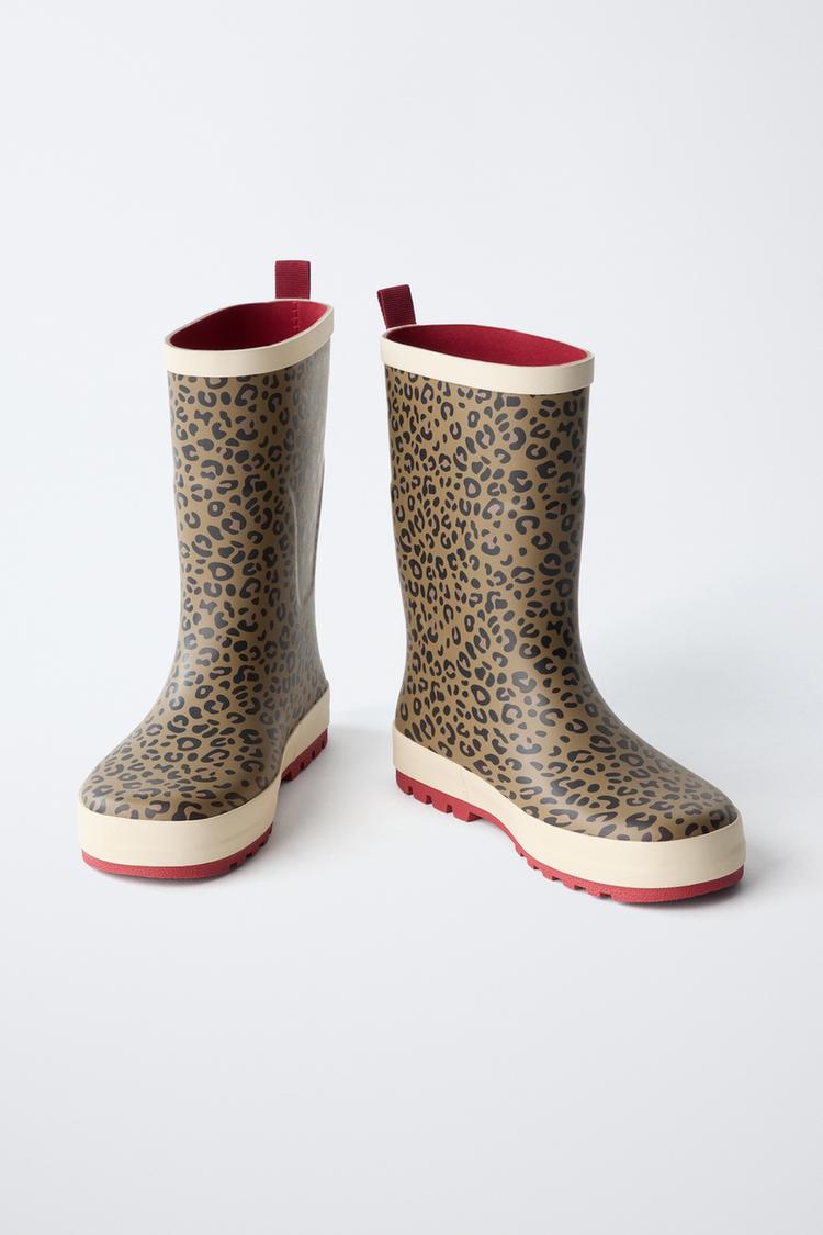 Botas de lluvia con estampado animal 3