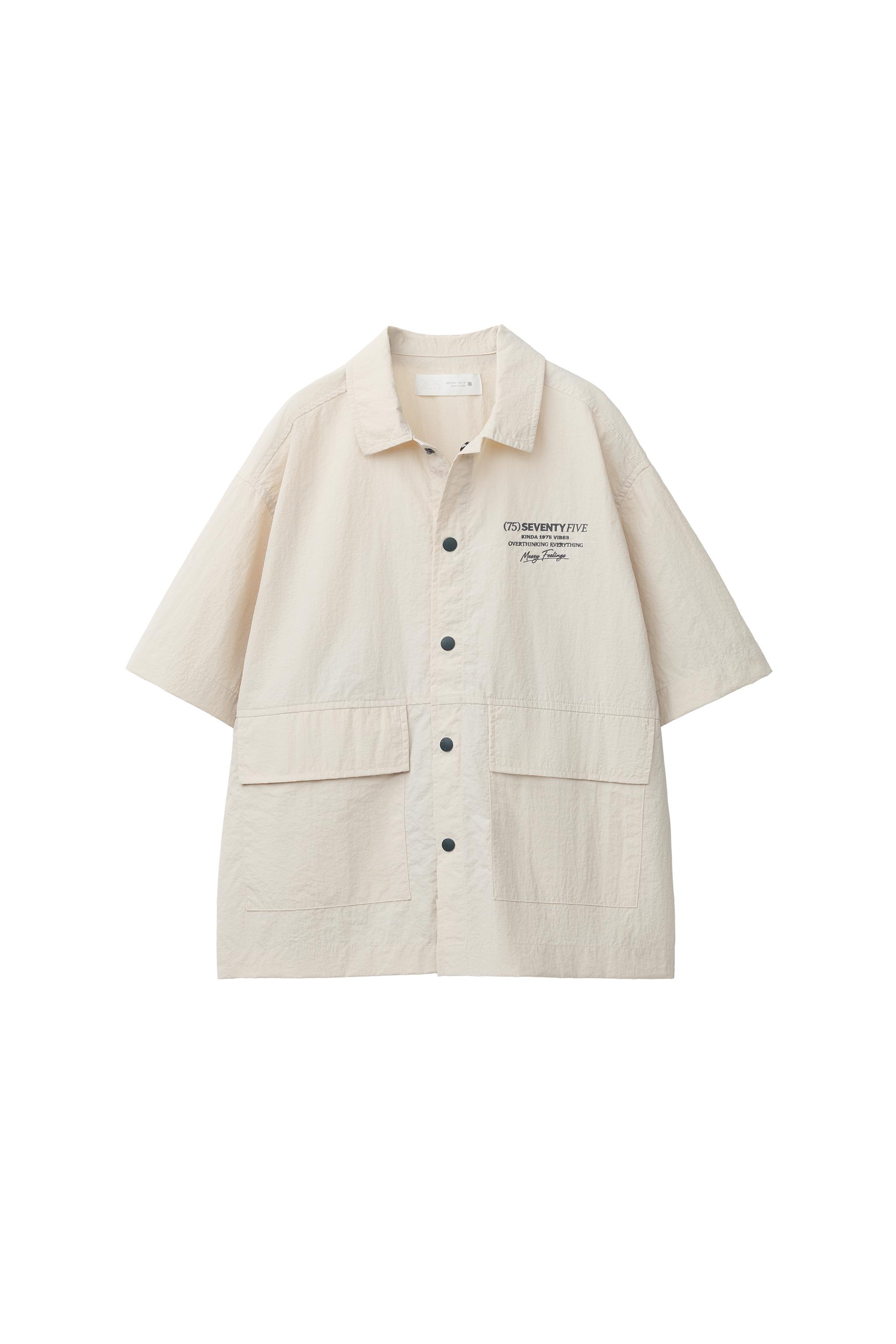 TEAM SIX SEVEN SHIRT - Cream | ZARA Singapore