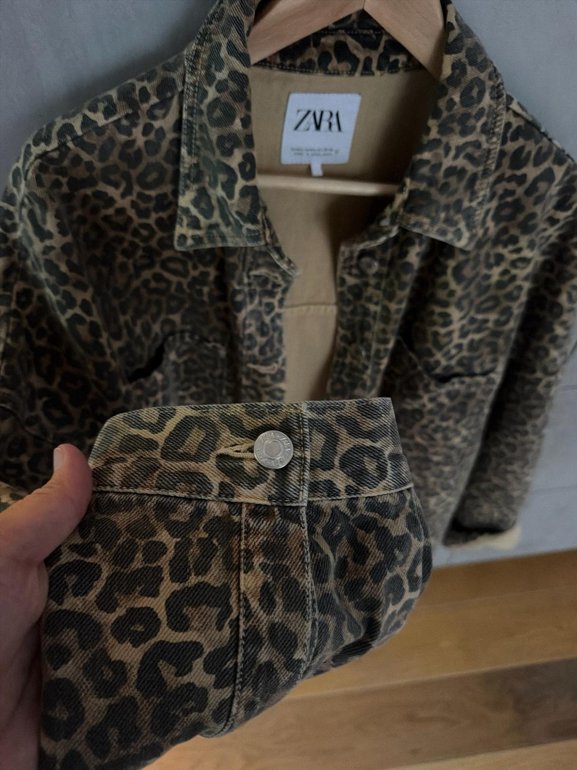 TRF DENIM ANIMAL PRINT OVERSHIRT - Image 2