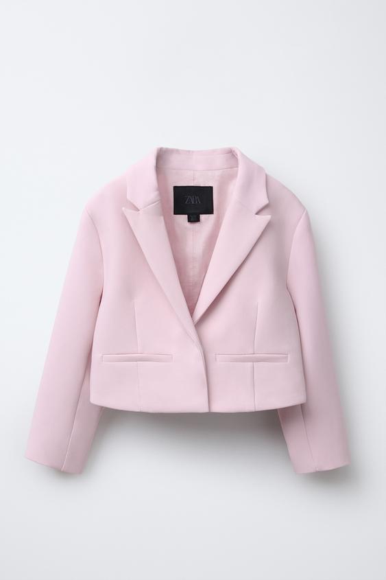 VESTE COURTE ?? LACET - Rose clair | ZARA France