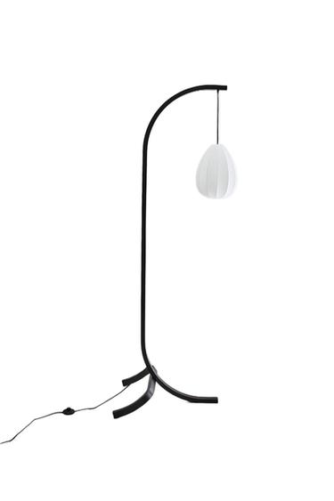 WOODEN FLOOR LAMP - Brown by Zara
