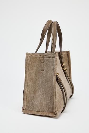 MINI TOTE BAG - Beige by Zara - Image 3