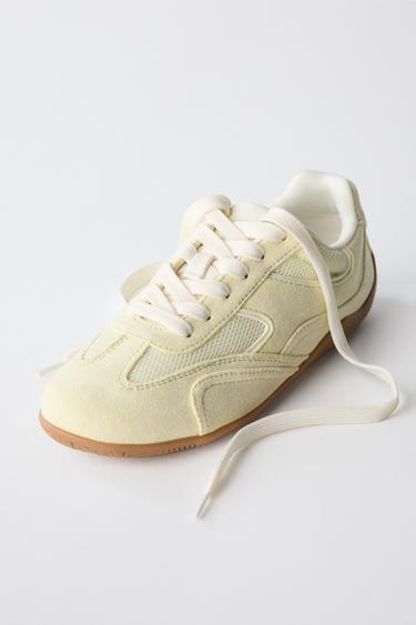 PASTEL TRAINERS - Yellow by Zara - Image 2