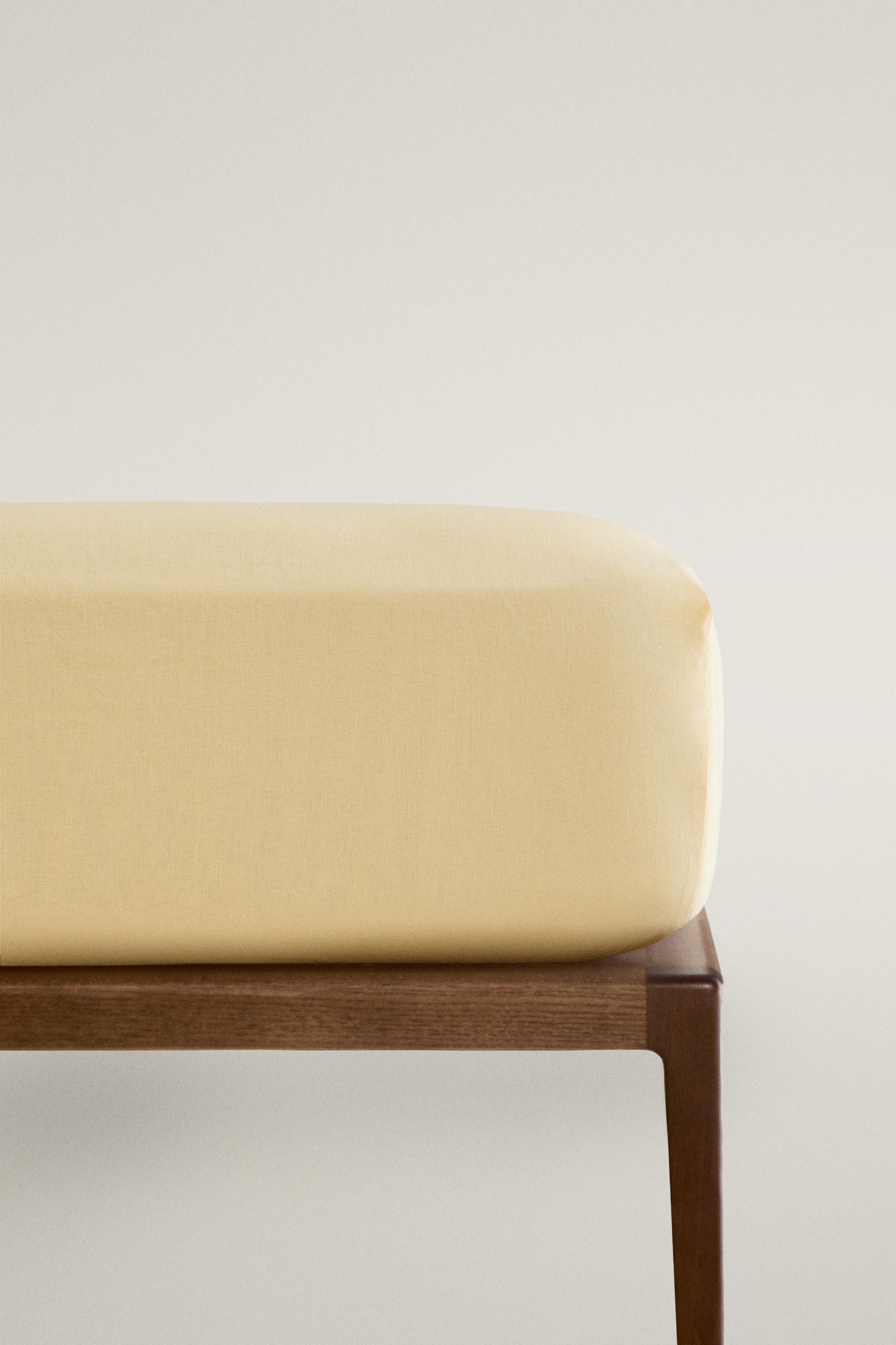 FADED LINEN FITTED SHEET (140 GSM)