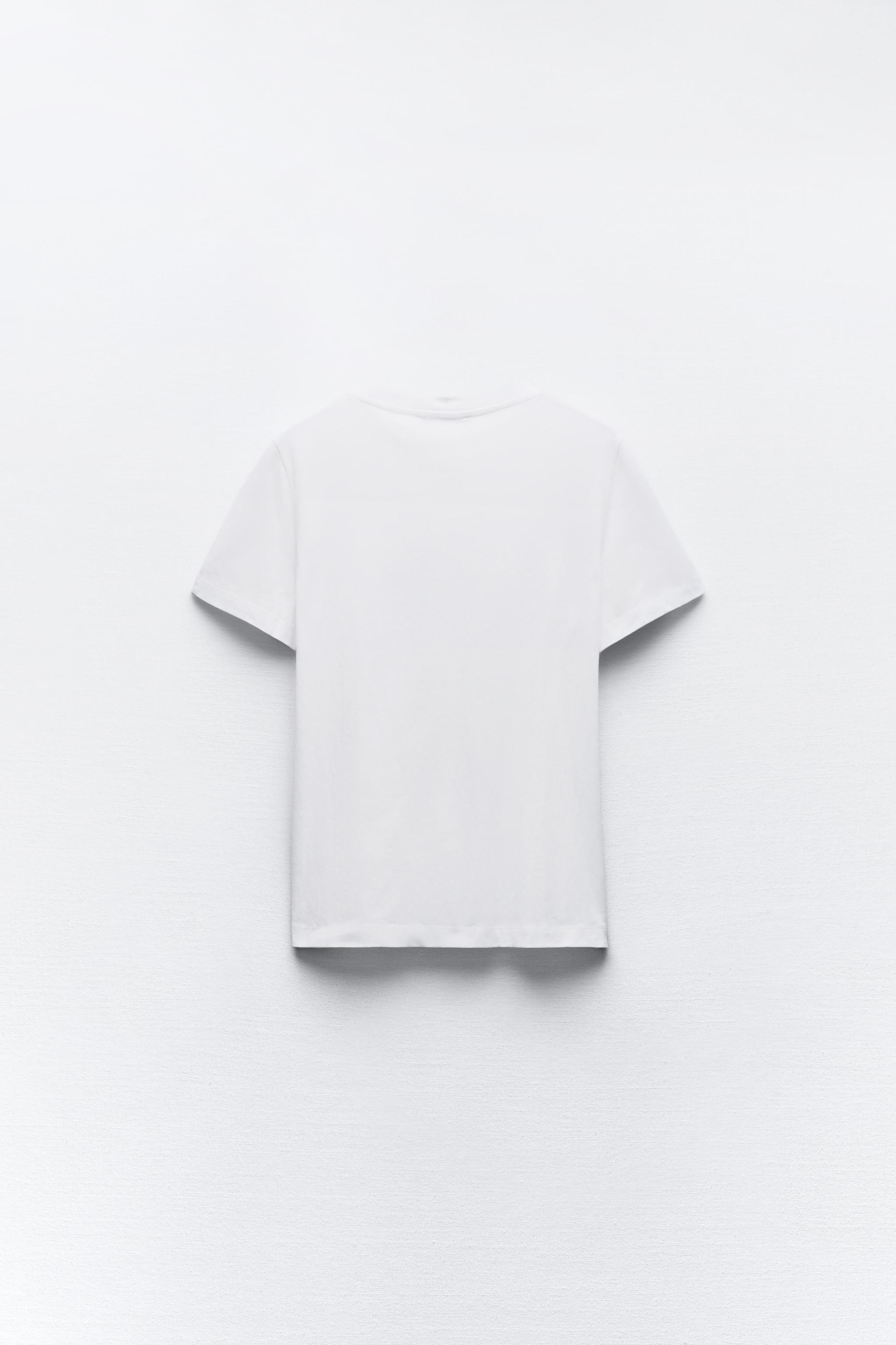 Camisetas Básicas Camisetas De Zara Para Mujer Camiseta Basica