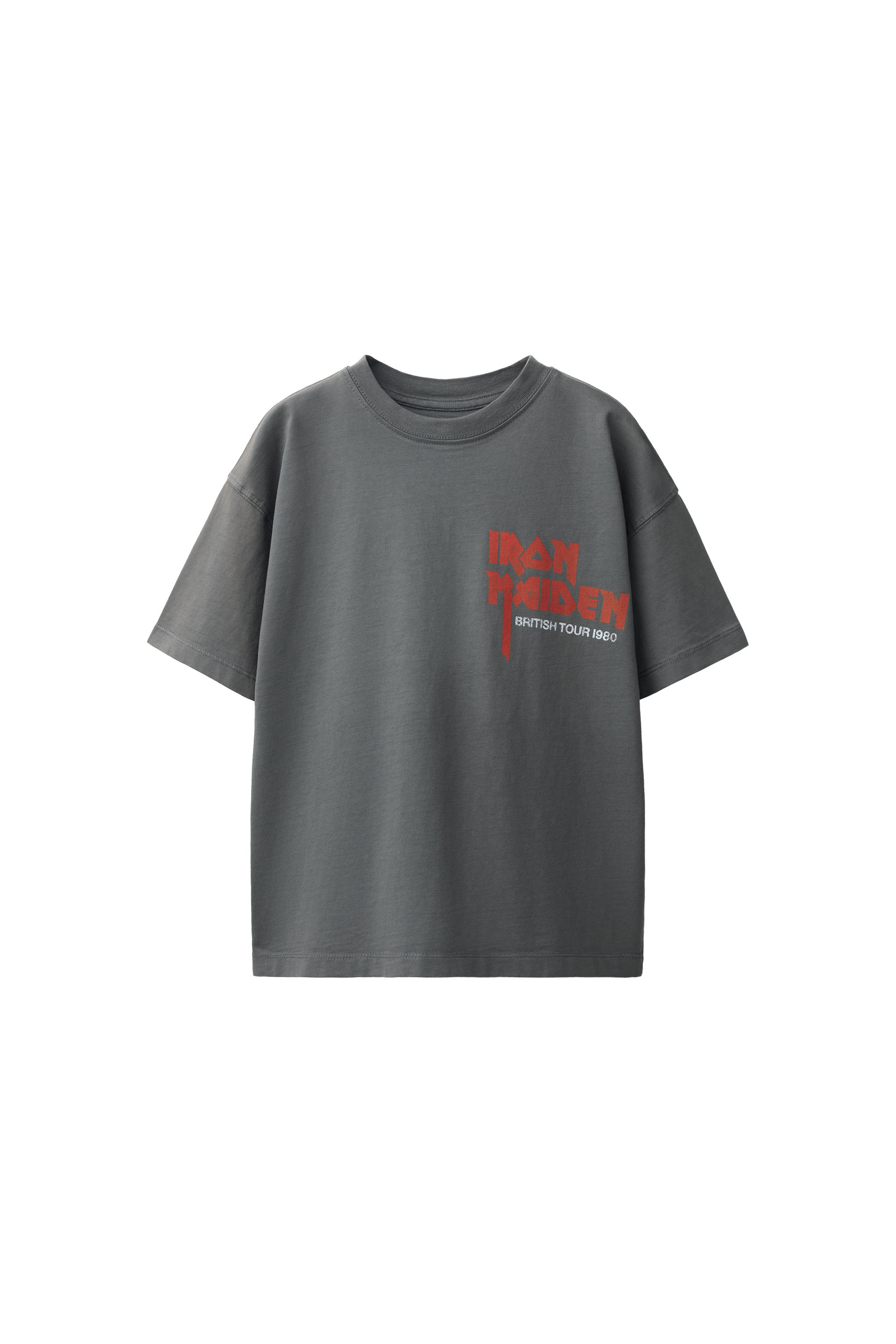 IRON MAIDEN © Graphic T-Shirt - Anthracite grey | ZARA United States