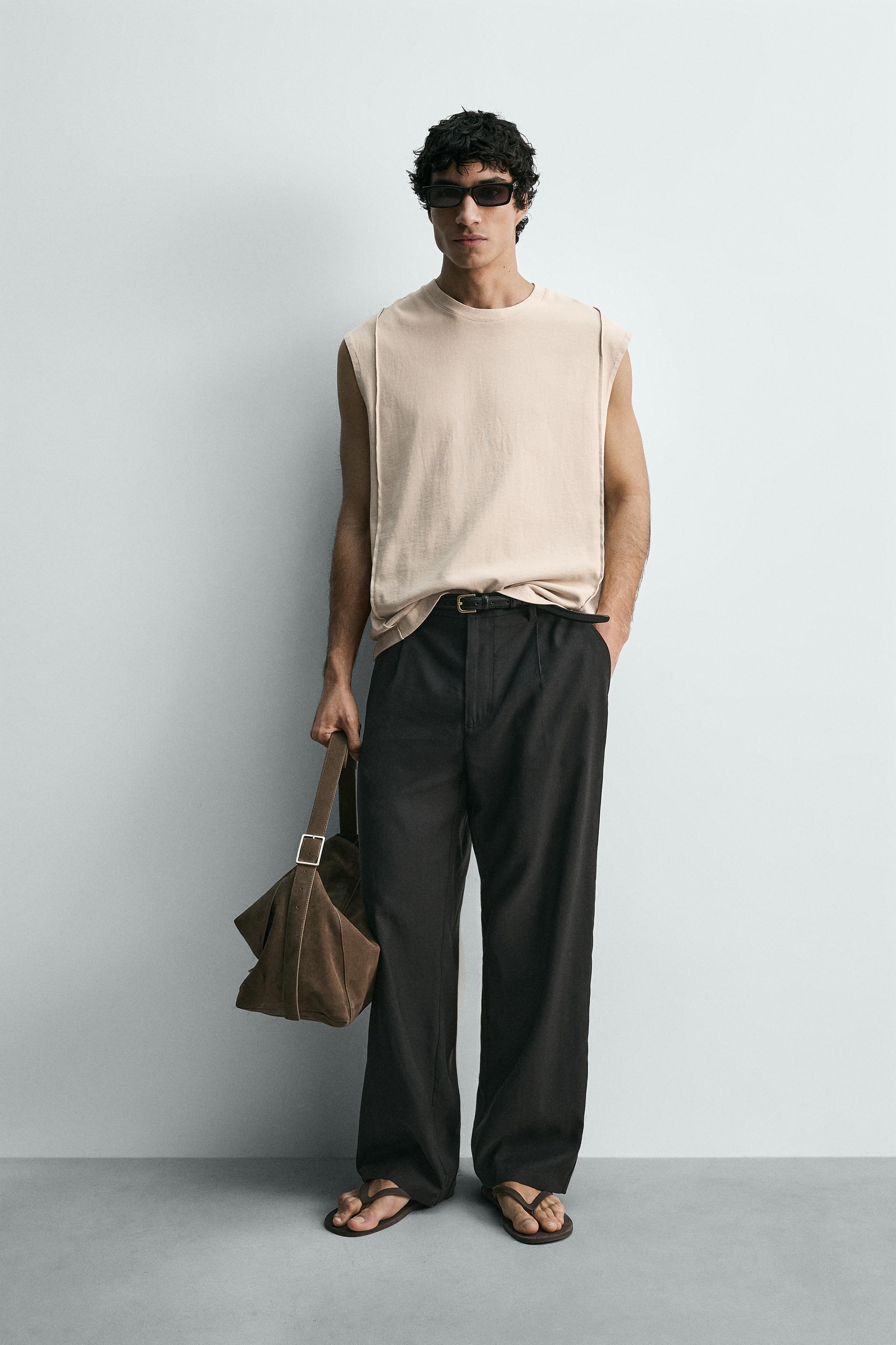 SEAMED TANK TOP - Mid-mink | ZARA United States