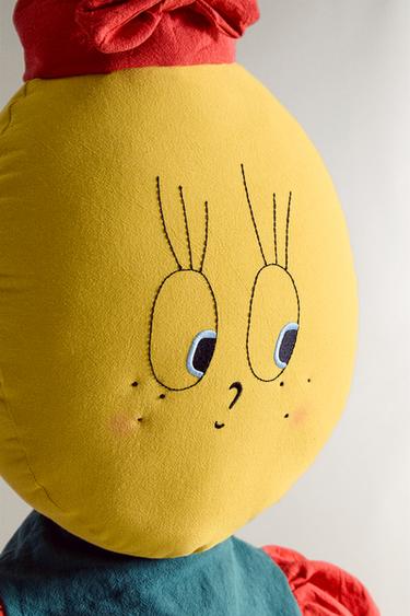 KIDS' LIMONCELLA X THE ANIMALS OBSERVATORY XL SOFT TOY - Yellow by Zara - Image 2
