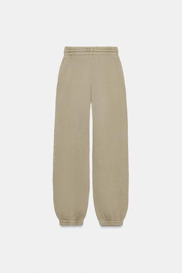 PANTALON DE JOGGING EN MOLLETON EFFET DÉLAVÉ - Pierre de Zara - Image 7