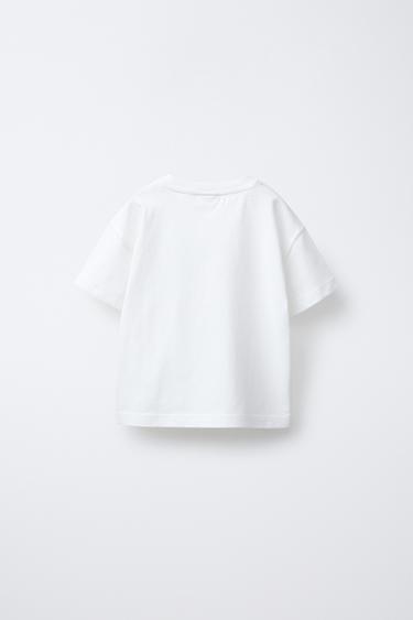 VARSITY PRINT T-SHIRT - White by Zara - Image 1