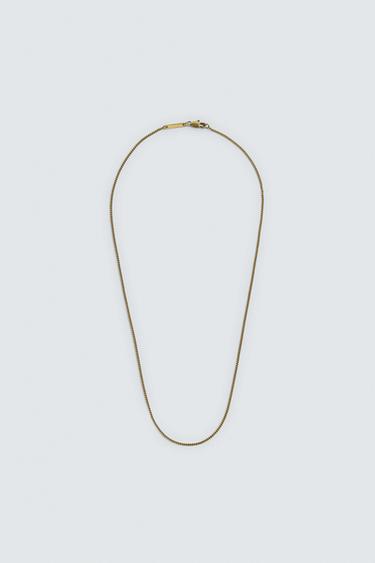 CADENA ESLABONES METÁLICOS - Oro de Zara