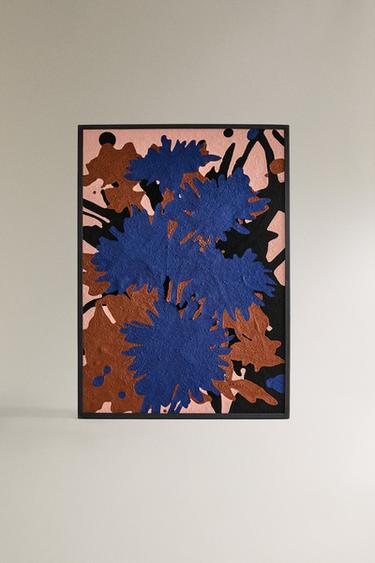 FLORAL COTTON TAPESTRY X COLLAGERIE - Blue by Zara - Image 0