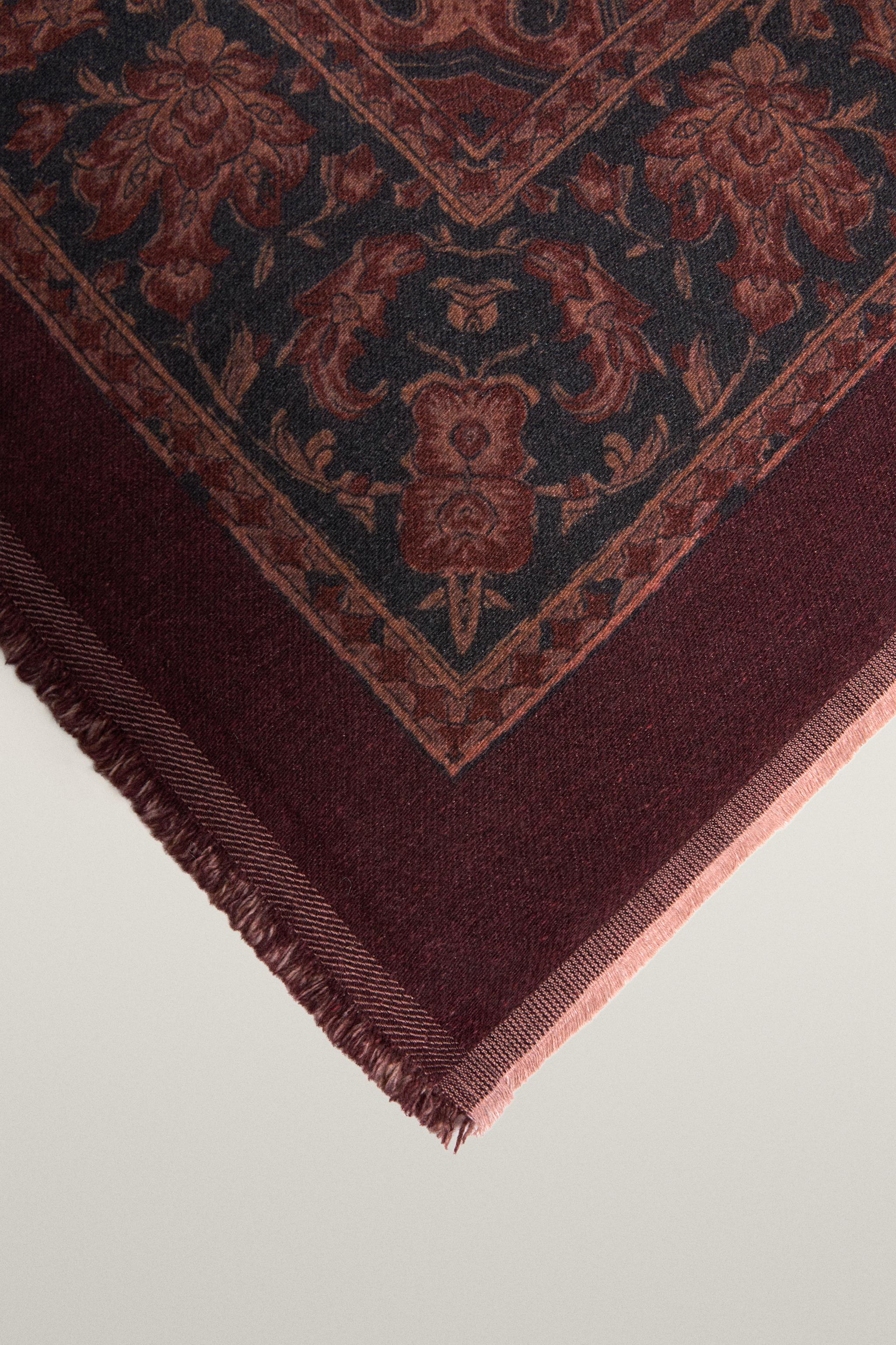 COUVERTURE JACQUARD CACHEMIRE