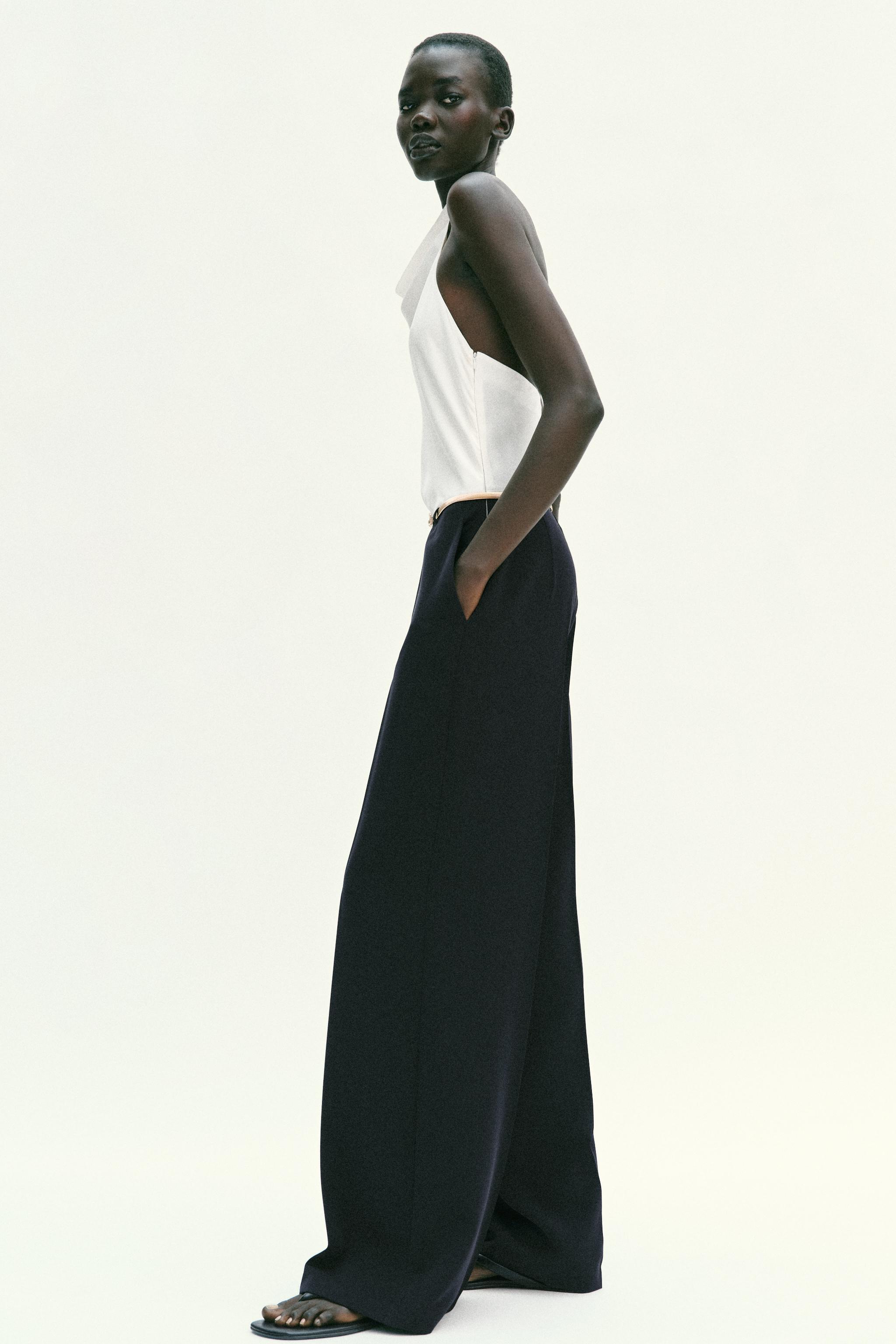 COMBINAISON LONGUE HALTER AVEC CEINTURE