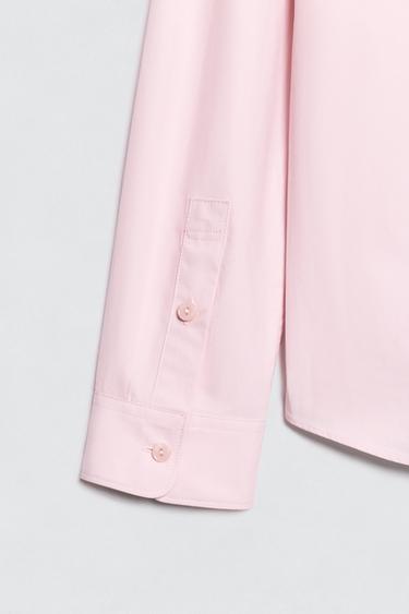 POPLIN SHIRT SOSHIOTSUKI X ZARA - Pink by Zara - Image 7