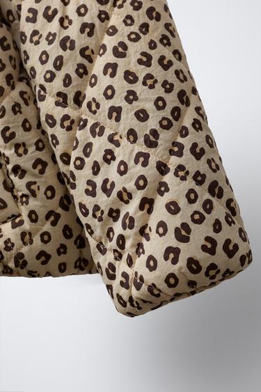 BLOUSON MATELASSÉ ANIMAL PRINT - Leopard de Zara - Image 6