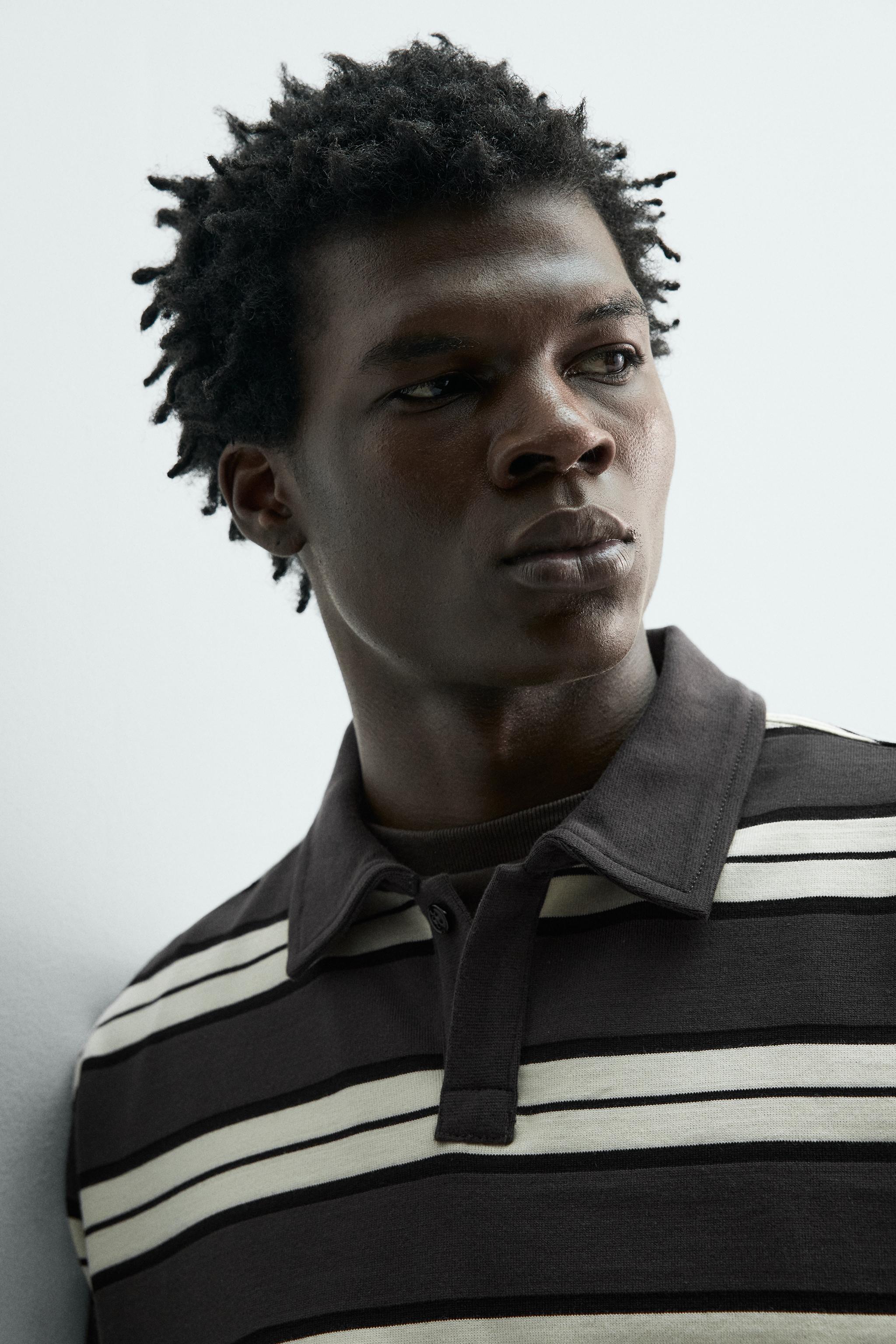 POLO REGULAR FIT À RAYURES