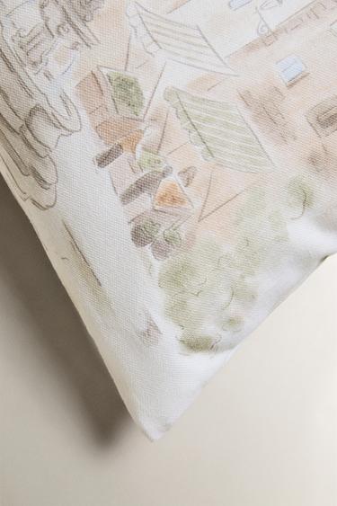 HOUSSE DE COUSSIN PAYSAGE - Beige de Zara - Image 3