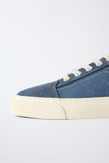 DENIM SNEAKERS - Blue by Zara - Image 3