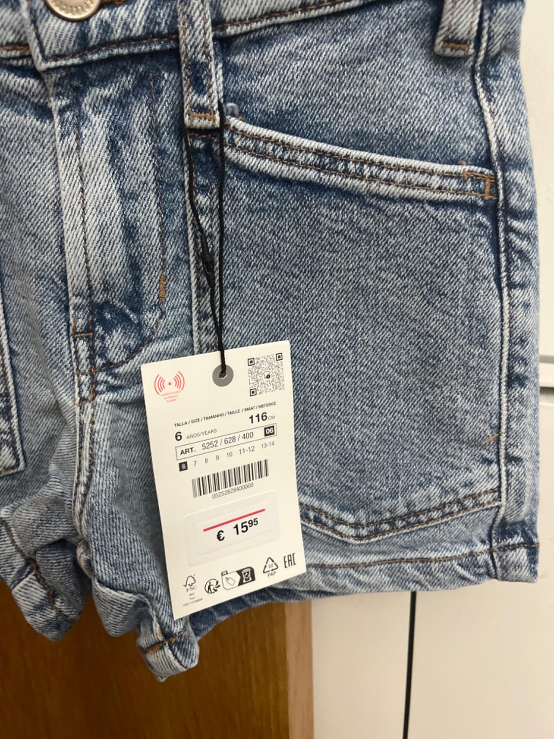 HIGH WAIST DENIM BERMUDA SHORTS - Image 3