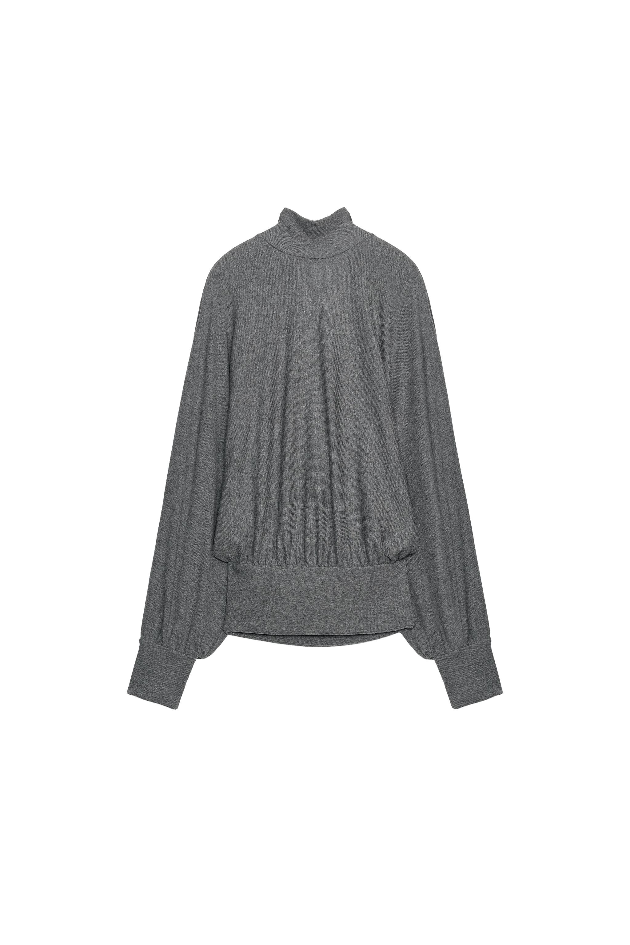 バックオープントップス - グレーマール | ZARA Japan / 日本