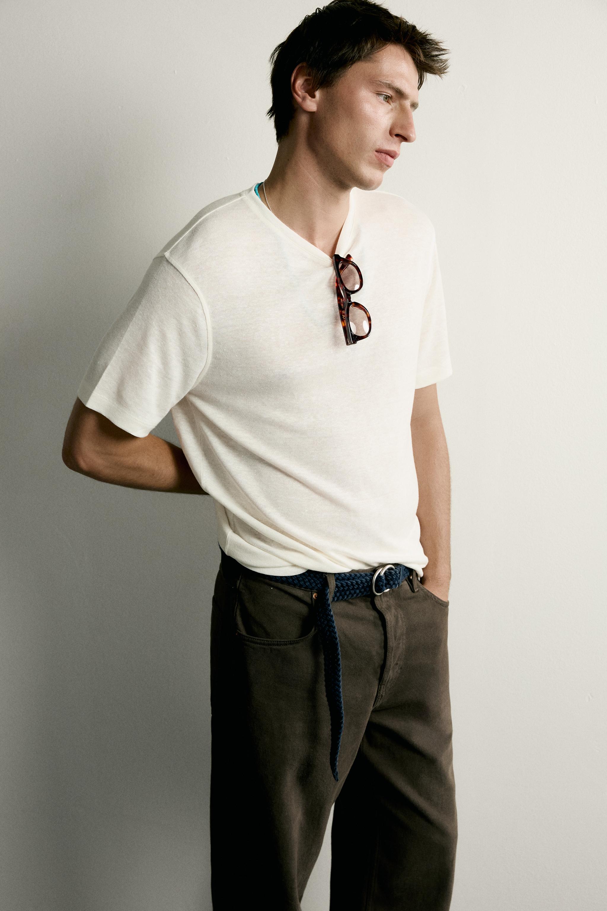 T-SHIRT REGULAR FIT CHANVRE - VISCOSE