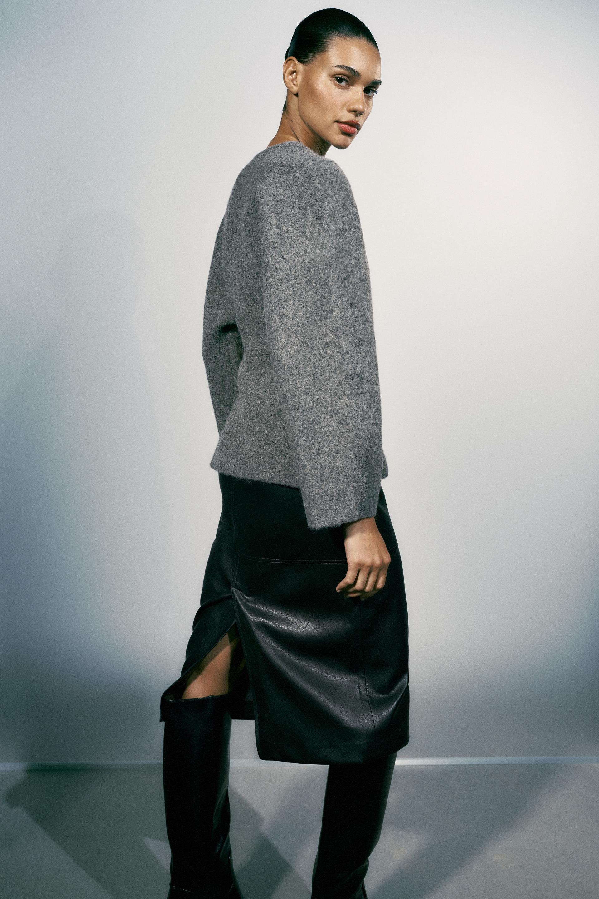 FITTED KNIT JACKET thumbnail 3