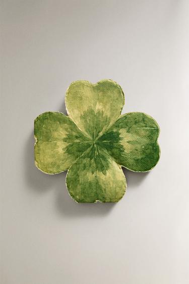 PACK SERVIETTES PAPIER TRÈFLE (LOT DE 20) - VERT de Zara