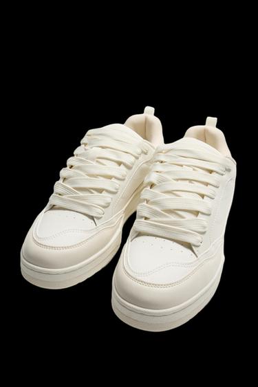 Zara BASKETBALL SNEAKERS - White