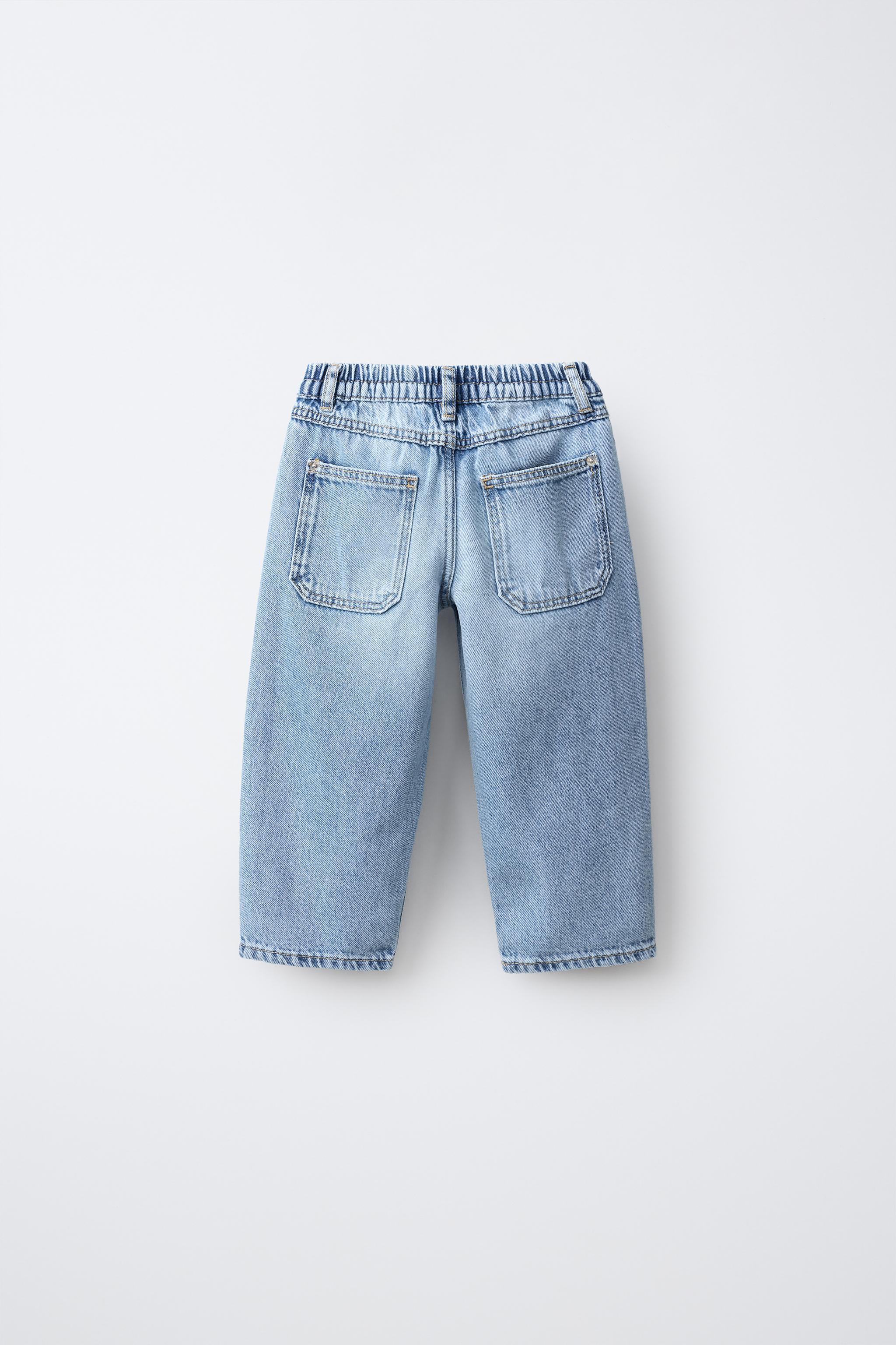 バギーフィットデニムパンツ - ミディアムブルー | ZARA Japan / 日本