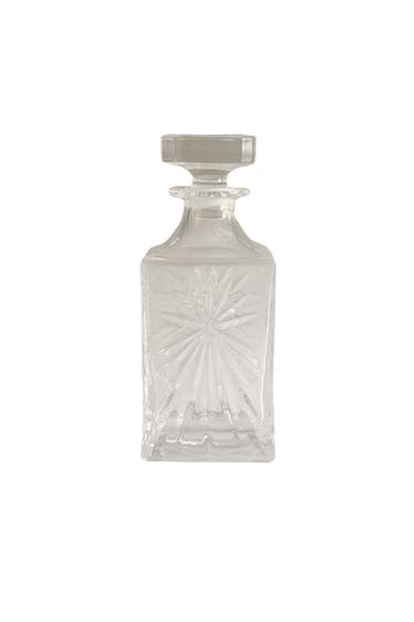 CRYSTALLINE BOTTLE WITH RAISED DESIGN - Transparent by Zara