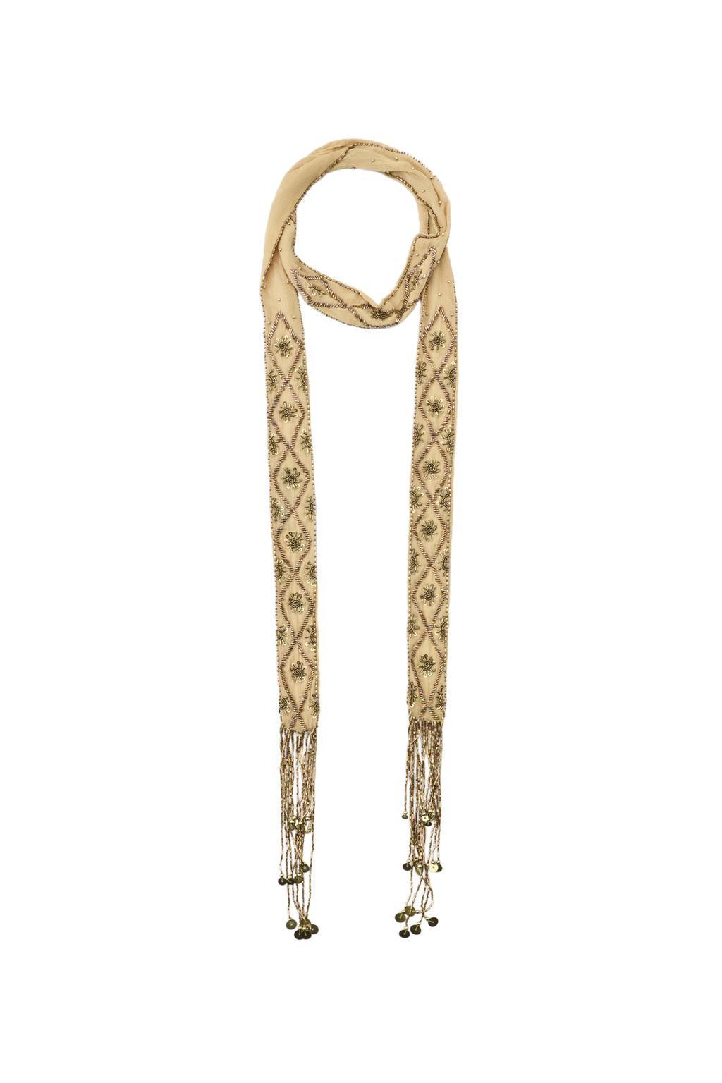 BEADED FRINGED BANDANA - image 3
