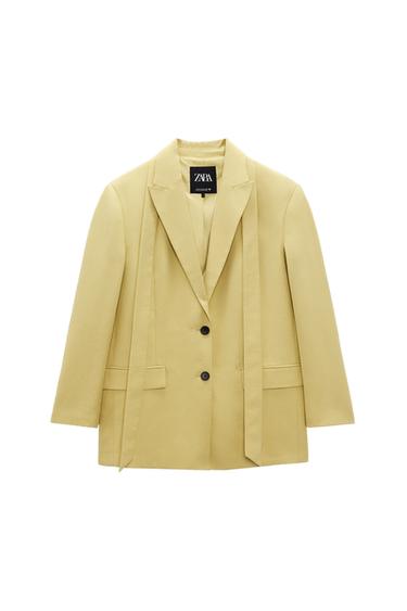 STRAIGHT CUT BLAZER AND TIE
