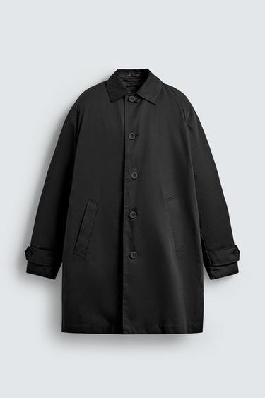 TRENCH COAT WITH DETACHABLE LINING - Black by Zara
