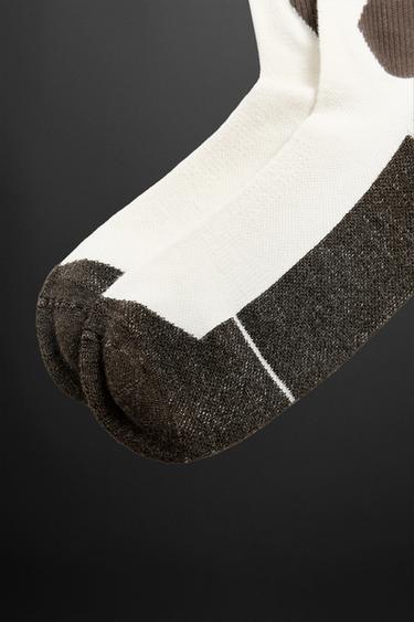 SKI COMPRESSION SOCKS - Ecru by Zara - Image 3