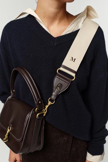 CROSSBODY BAG WITH CLASP DETAIL - Burgundy Red by Zara