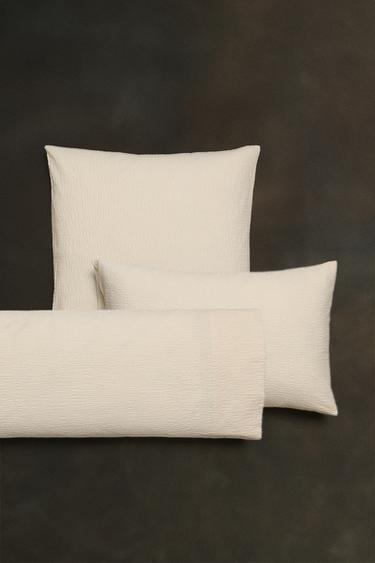 TEXTURED PILLOWCASE - Ecru by Zara - Image 6