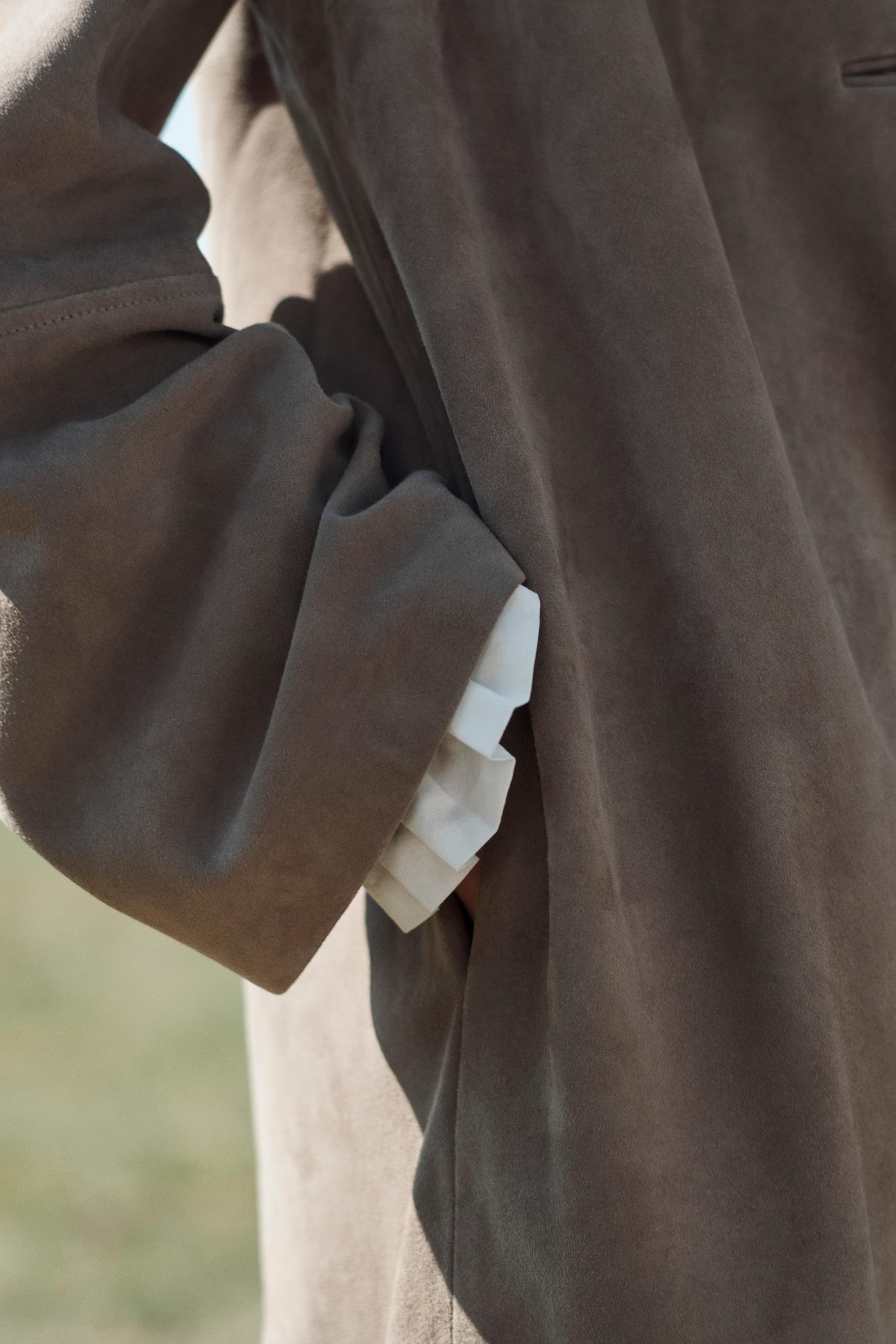 100% SUEDE LEATHER COAT LIMITED EDITION