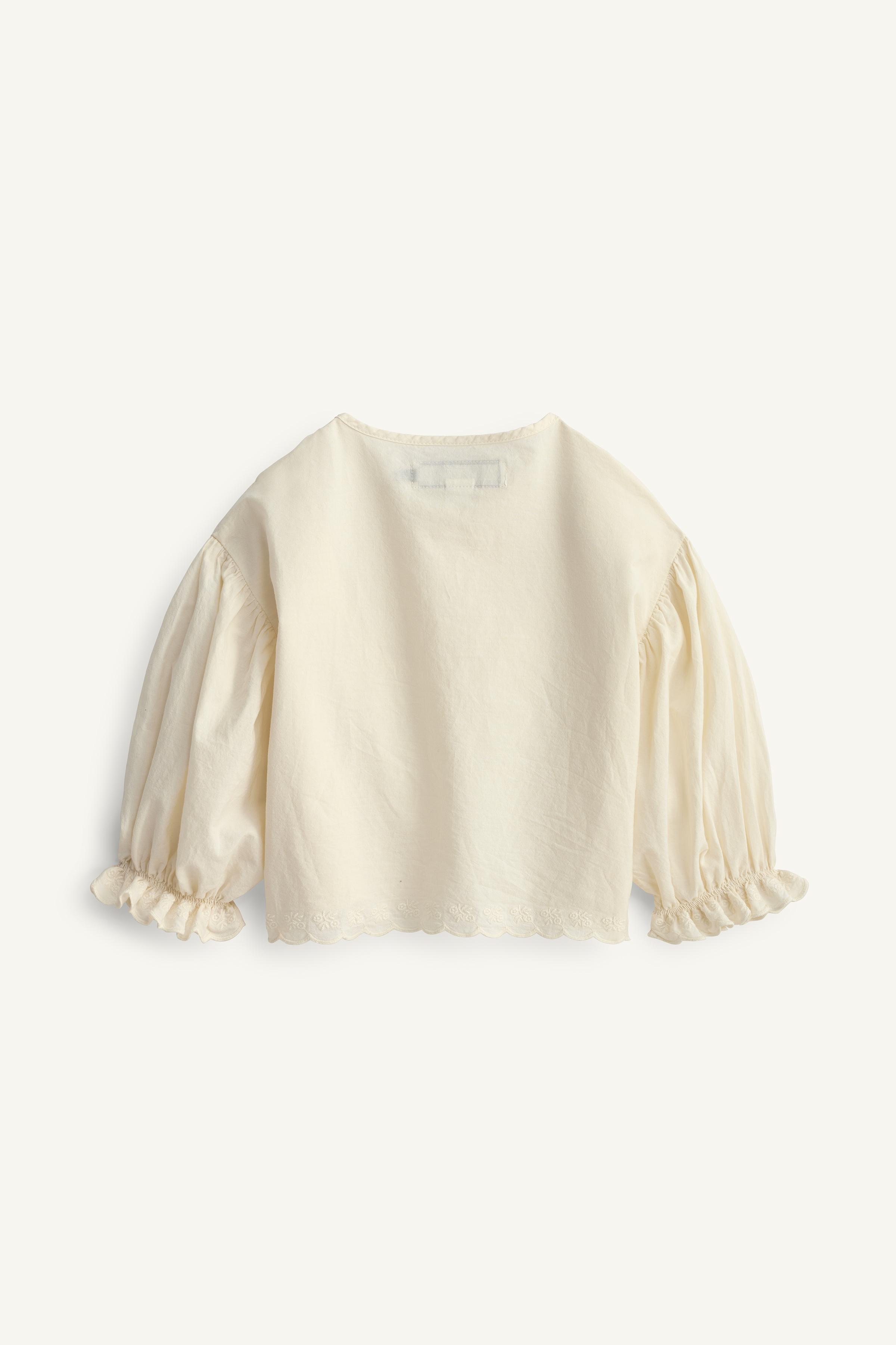 LIMITED EDITION EMBROIDERED RUFFLED FLORAL SHIRT